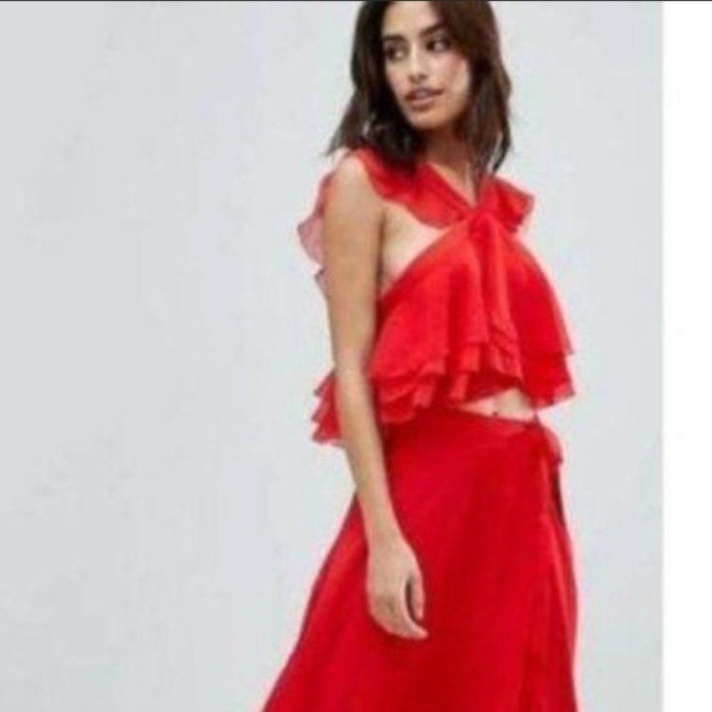 The Jetset Diaries Open Back Cropped Top